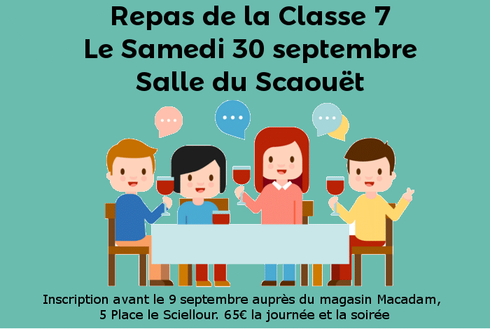 Repas de la Classe 7