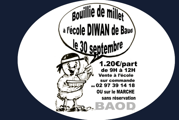 Vente de bouillie de millet