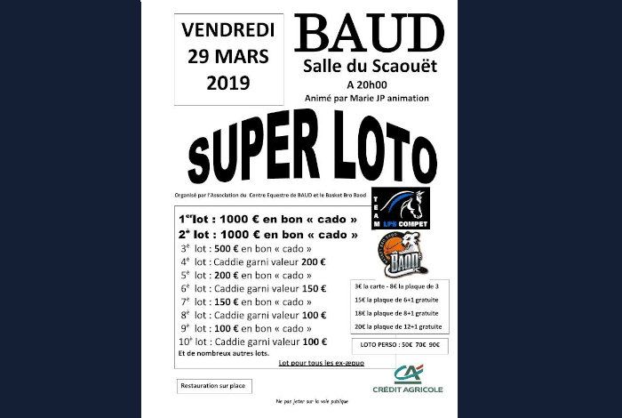 Loto du Basket Bro Baod