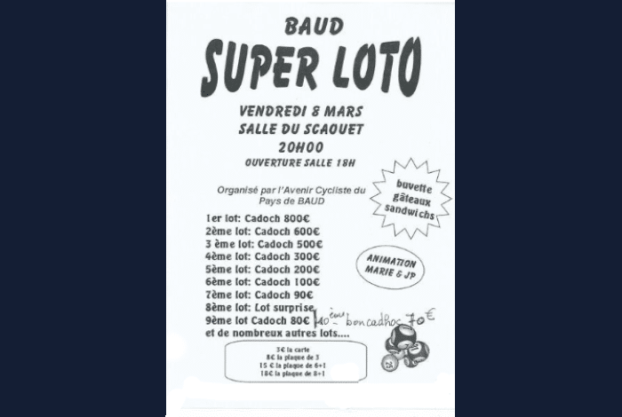 Loto de l’Avenir Cycliste du Pays de Baud