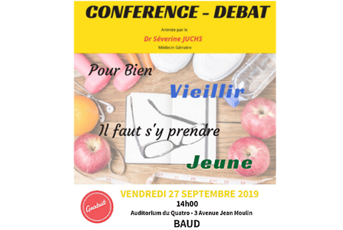 Conférence « Pour bien-vieillir, il faut s’y prendre jeune »