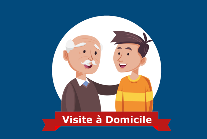 Visite de jeunes à domicile