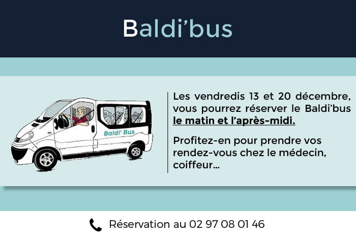 Le Baldi’bus les vendredis 13 et 20 décembre