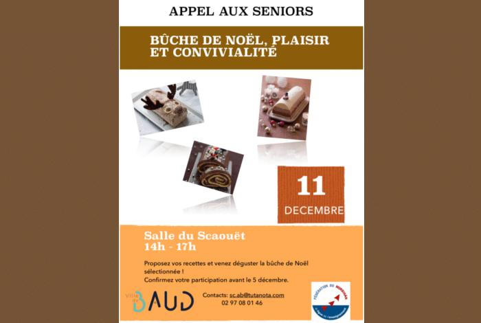 Atelier bûche de Noël