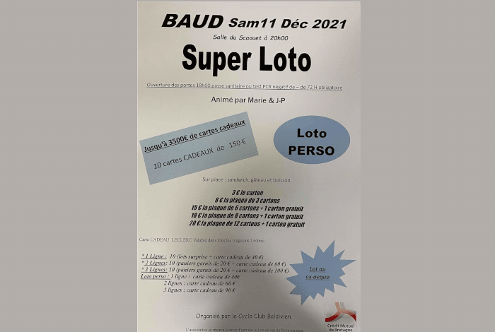 Loto du Cyclo-club