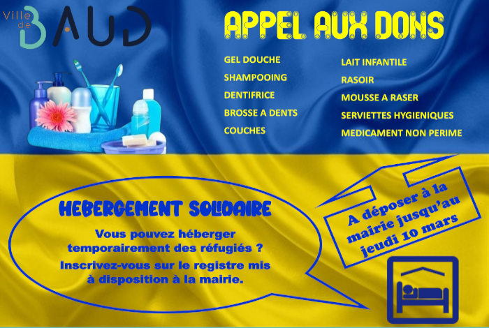 Collecte de Dons pour l’Ukraine