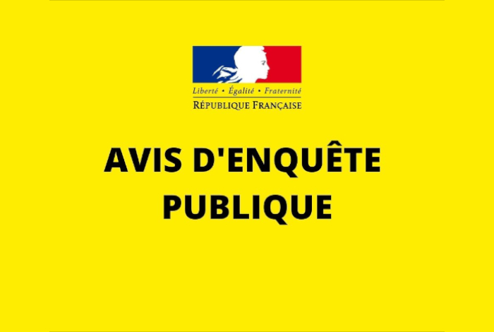 Enquête publique du 23 mai au 10 juin 2022