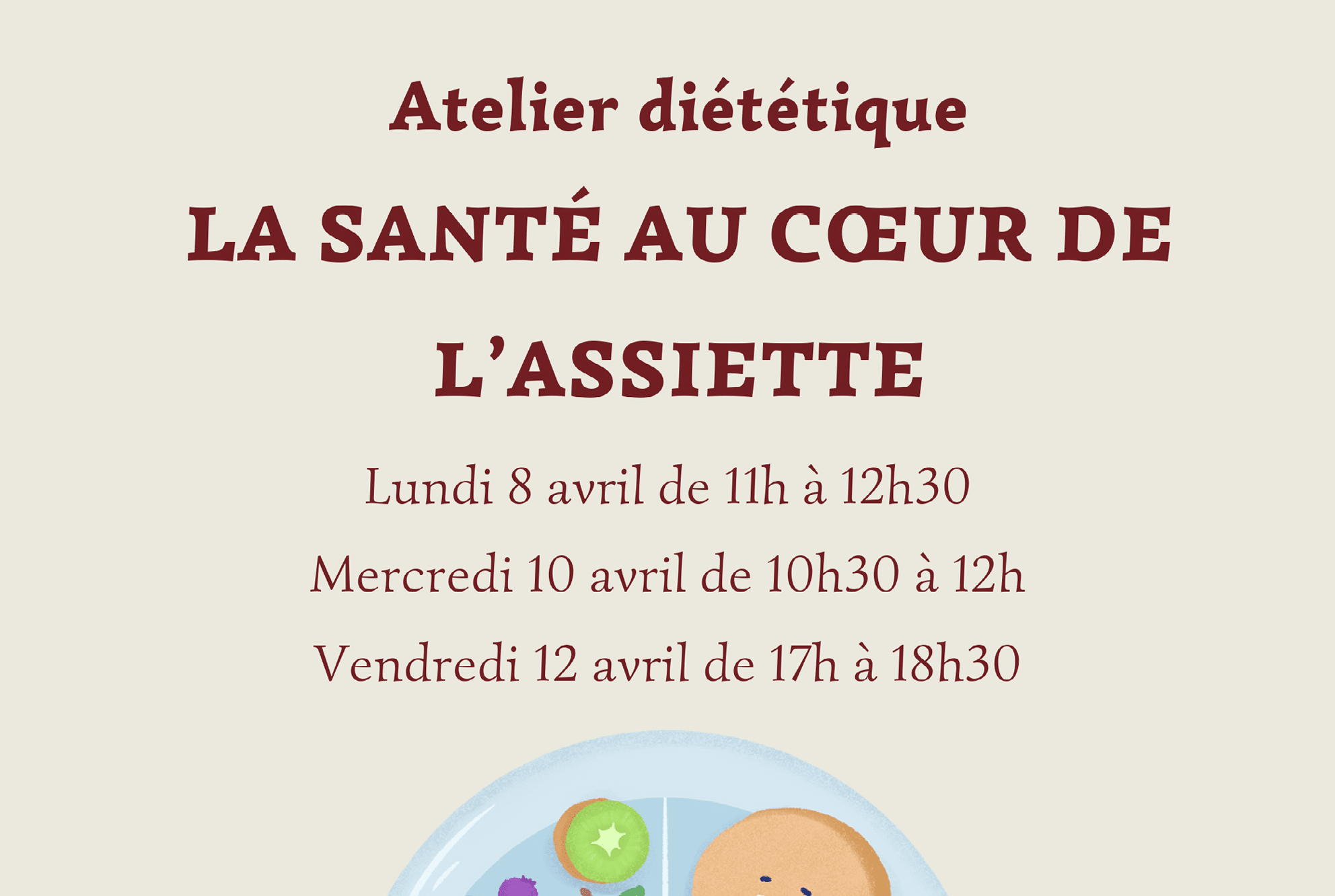 Atelier diététique « La santé au cœur de l’assiette »