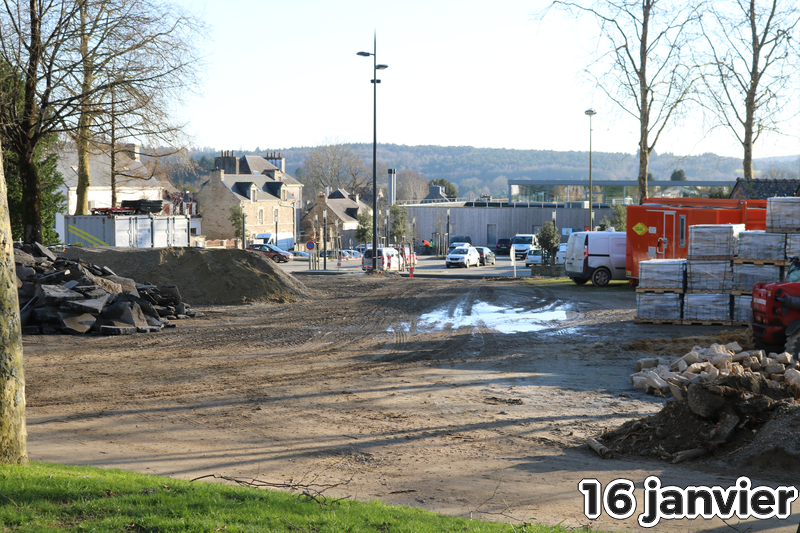 Travaux Place du Champ de Foire
