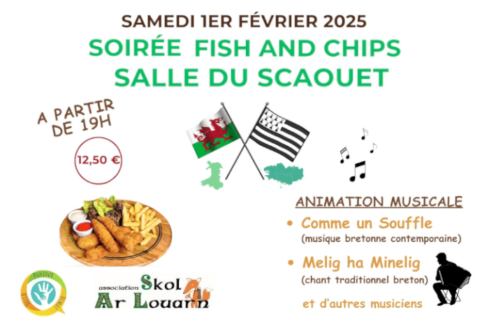 Soirée Fish and Chips et musique