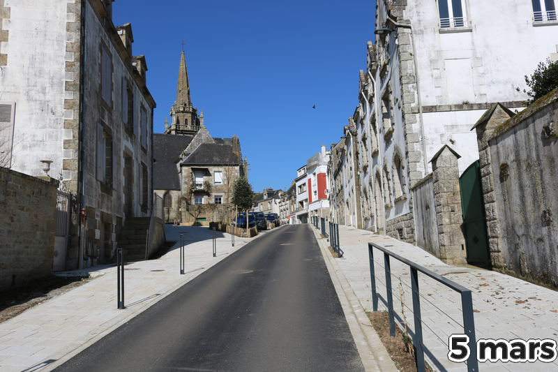Travaux aménagement rue st yves
