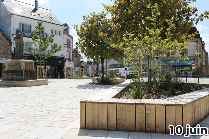 Travaux Place Le Sciellour