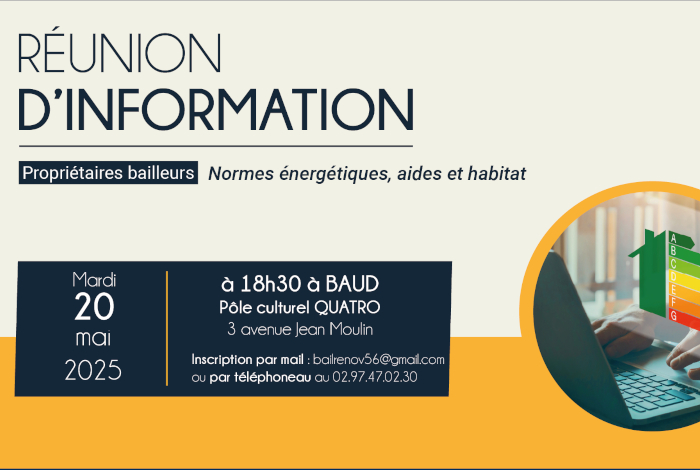Réunion dinformation : normes énergétiques, aides et habitat