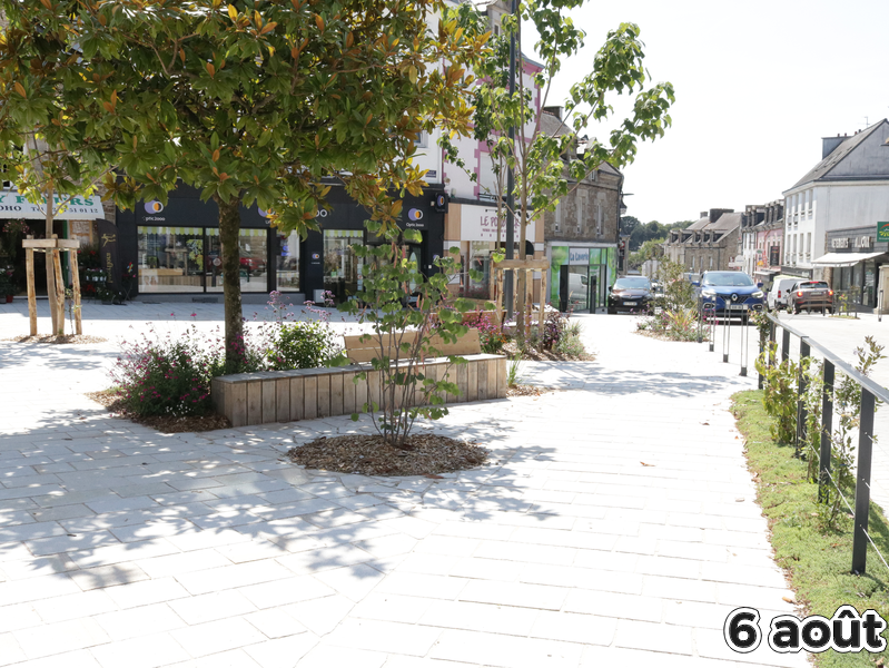 Travaux Place Le Sciellour
