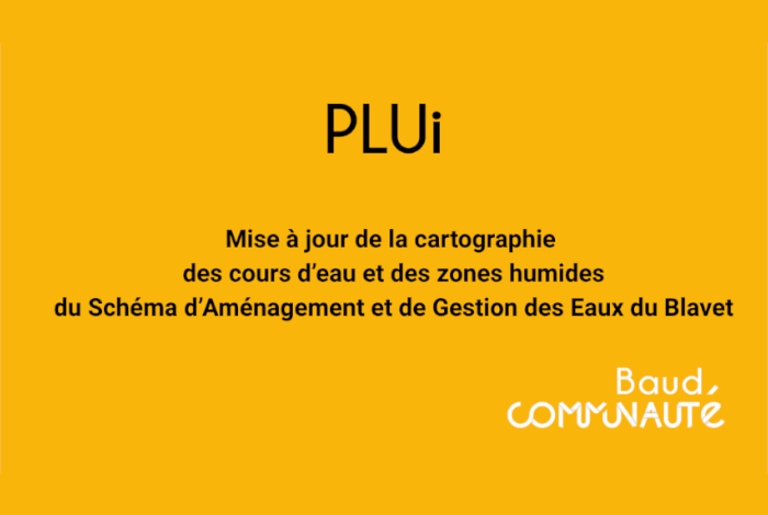 PLUi – Mise à jour cartographie des cours d’eau et des humides