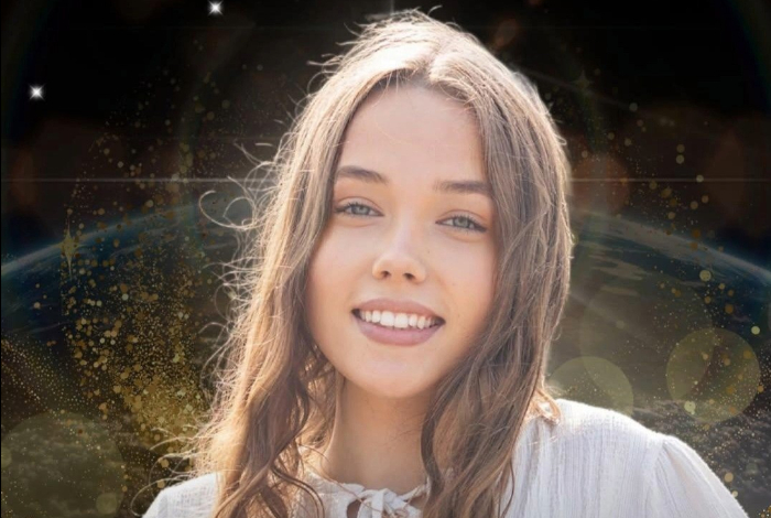 Bleuenn, candidate au concours de miss Petite Universe Bretagne