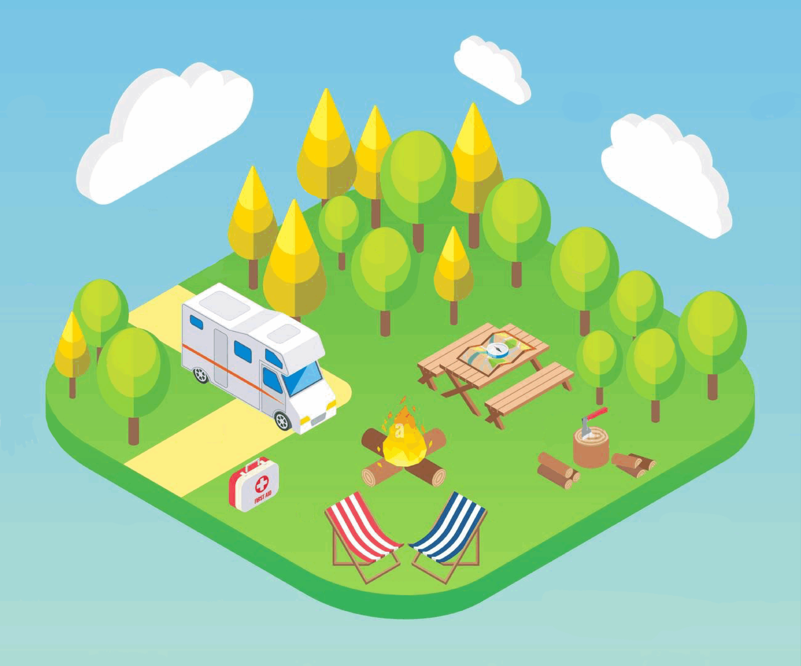 Aire de camping-cars