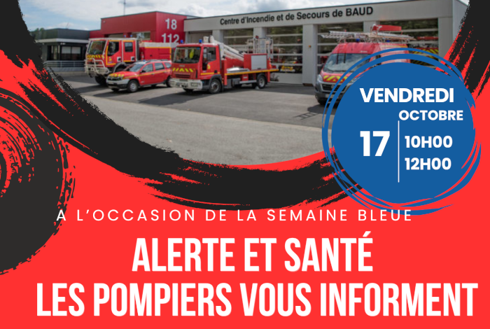 Alerte et santé – les pompiers vous informent