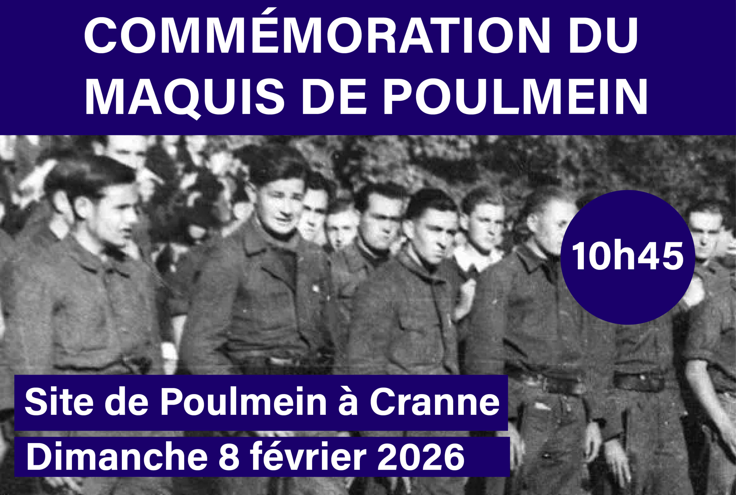 Commémoration du maquis de Poulmein