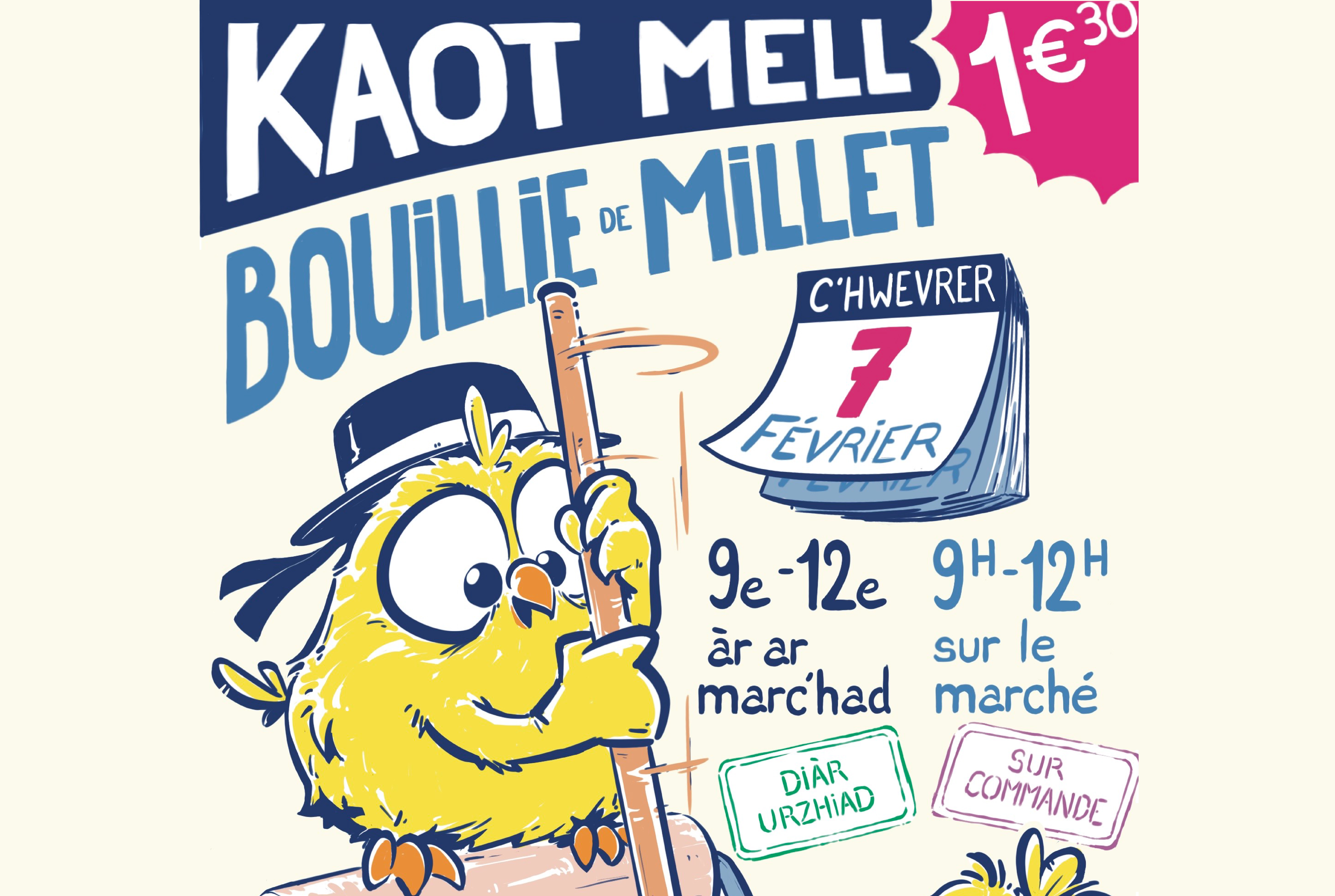 Vente de bouillie de millet