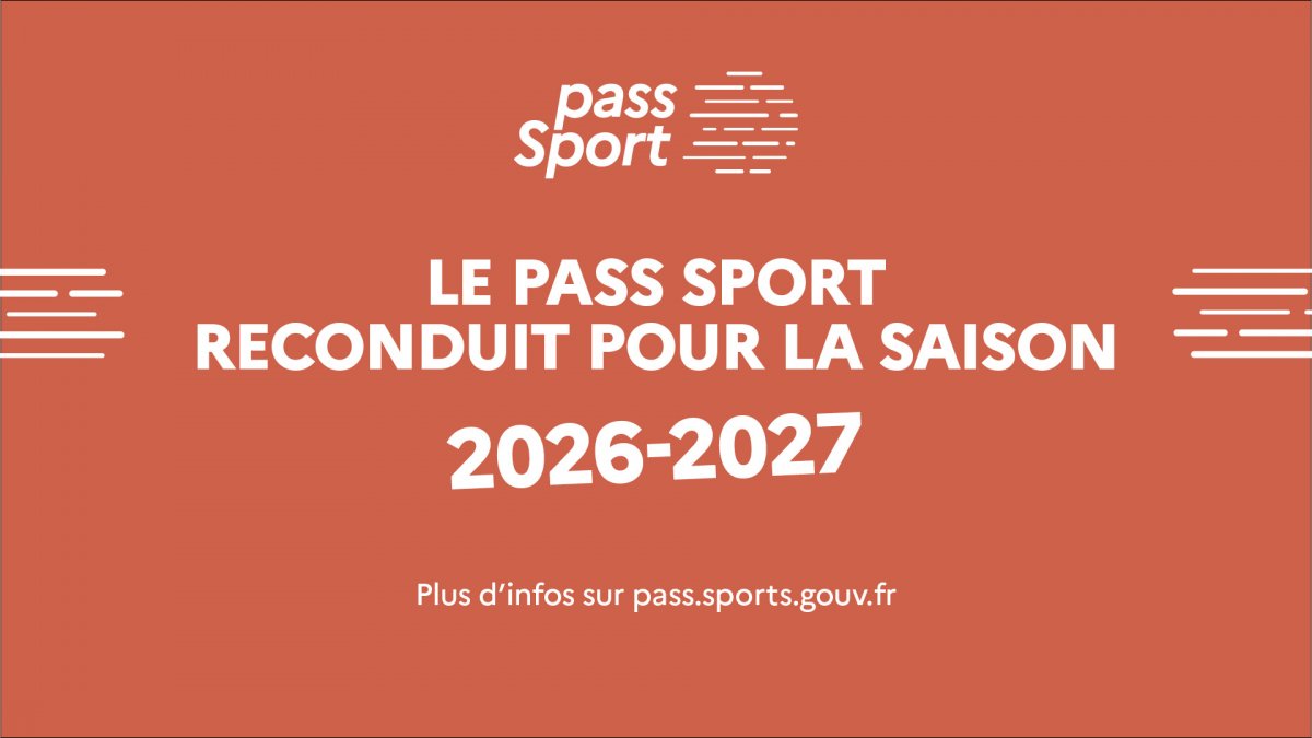Le Pass Sport est reconduit pour la saison 2026/2027