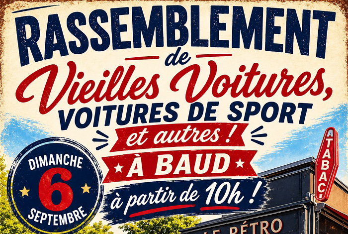 Rassemblement de vieilles voitures